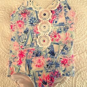 Lilly Pulitzer girls bathing suit size 6